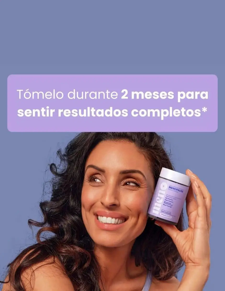 MENO Vitaminas para la menopausia – Suplemento de menopausia sin hormonas para mujeres