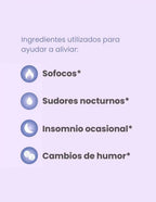 MENO Vitaminas para la menopausia – Suplemento de menopausia sin hormonas para mujeres