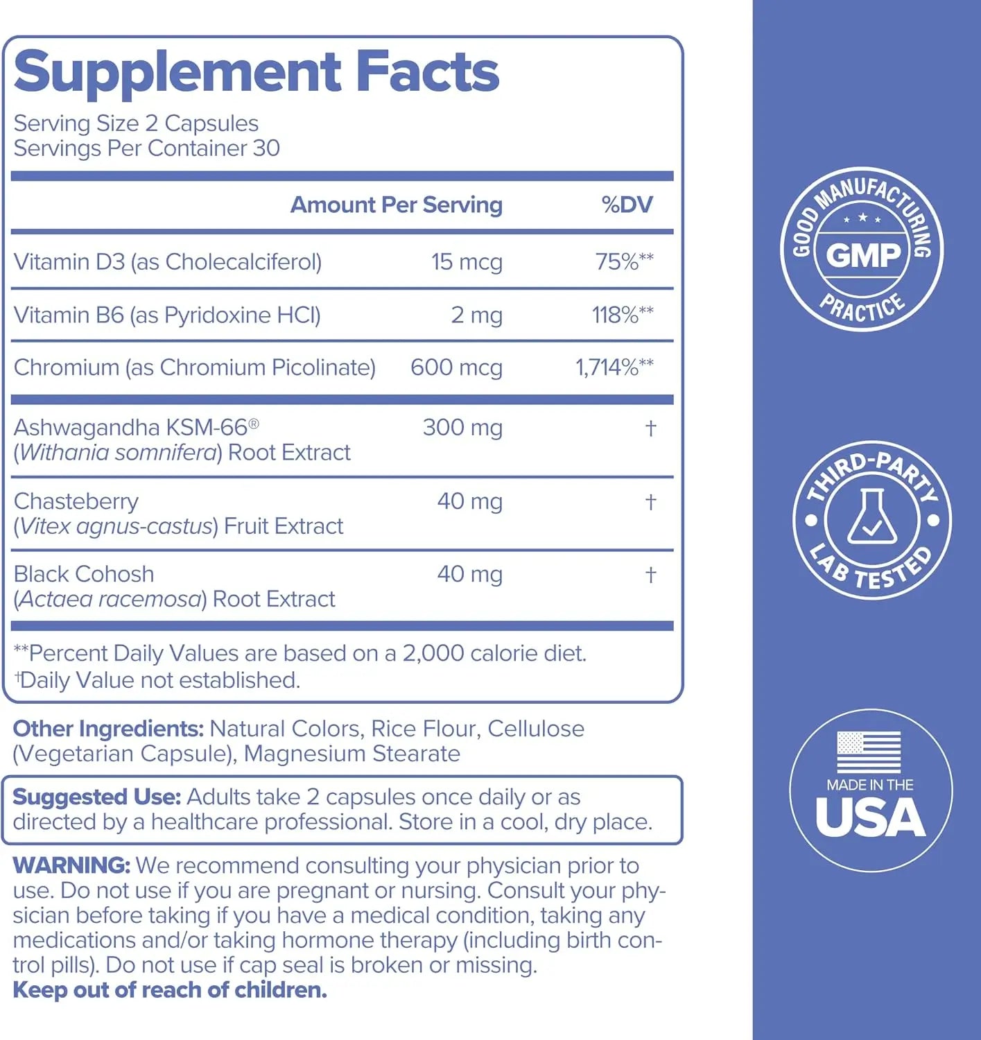 MENO Vitaminas para la menopausia – Suplemento de menopausia sin hormonas para mujeres
